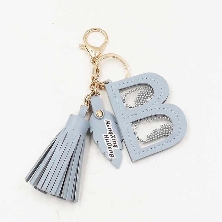Wholesale custom made embossed car leather keychains