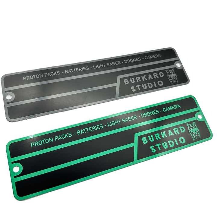 Wholesale Etched Custom Logo Stainless Steel Plates Nameplate Laser Engraved Metal label