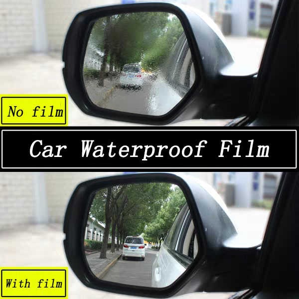New Car Side Rearview Waterproof Removable Anti-fog Mirror Sticker