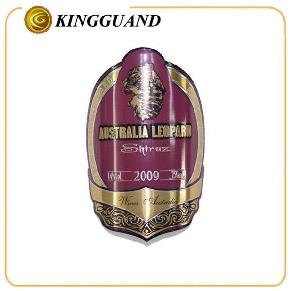  Custom high quality cheap charming wine label