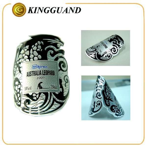  Wholesale high quality exquisite durable bottle label