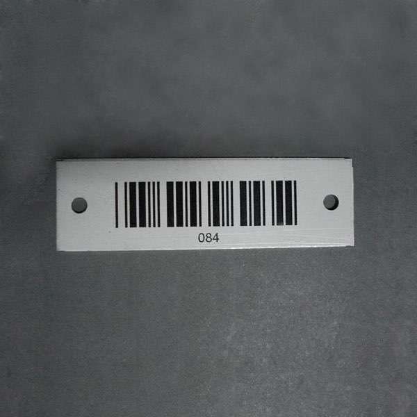  Custom cheap attractive aluminum barcode label