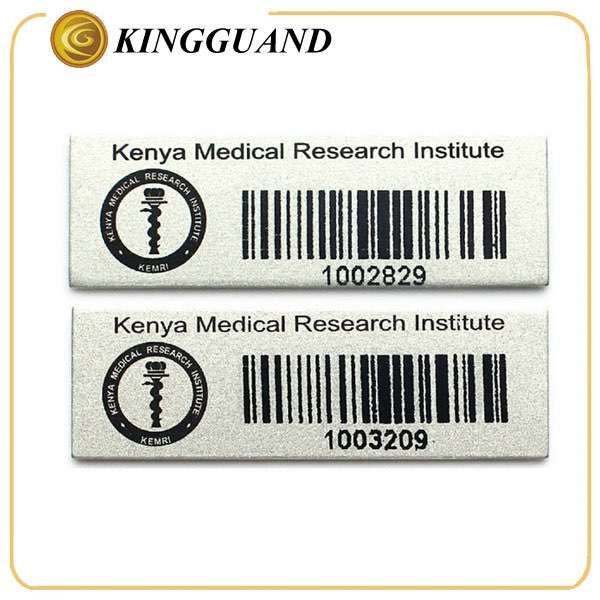  Factory supply custom various aluminum barcode label
