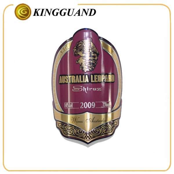  Perfect design new style metal wine label